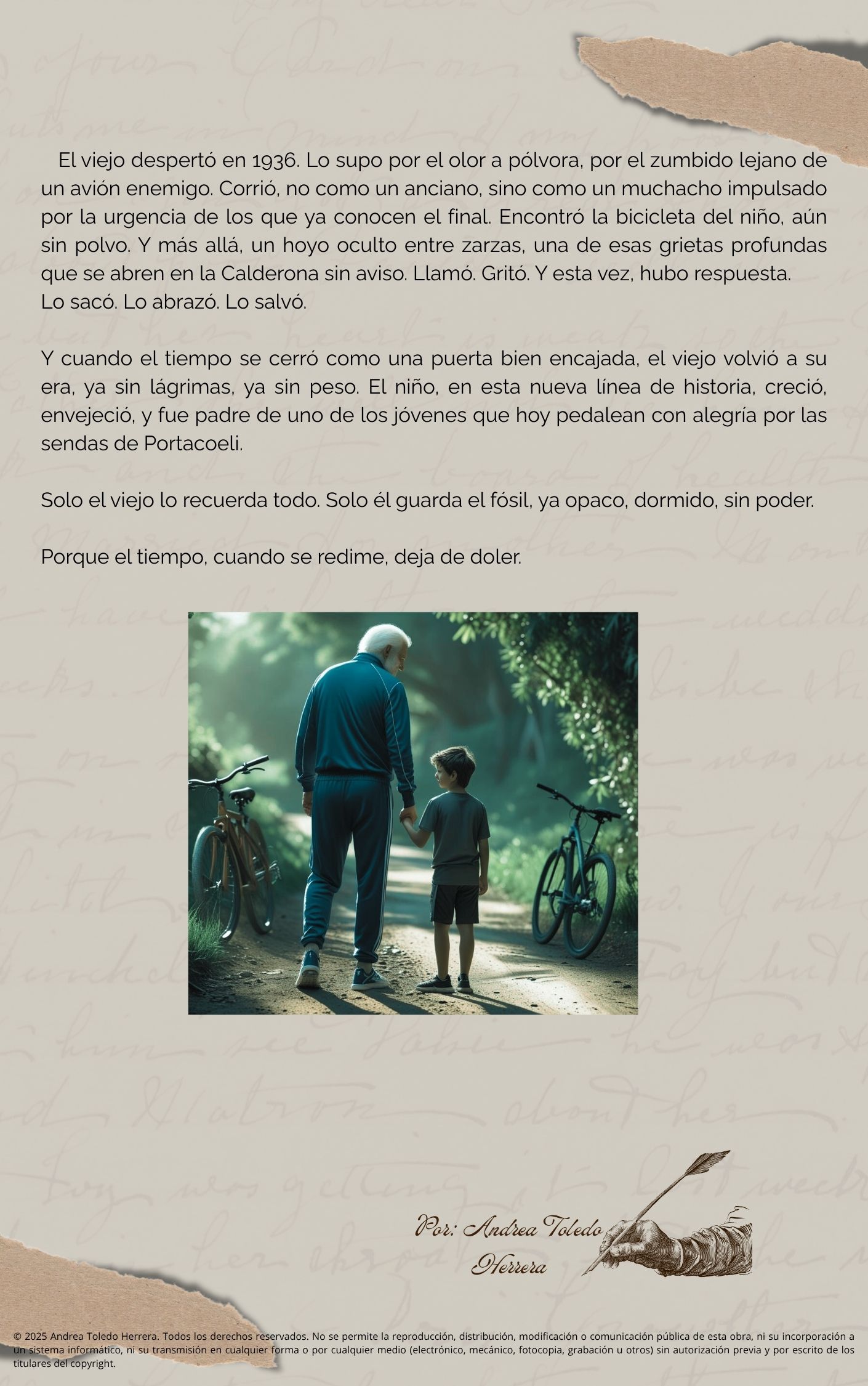 pagina final de la leyenda te llevare a casa