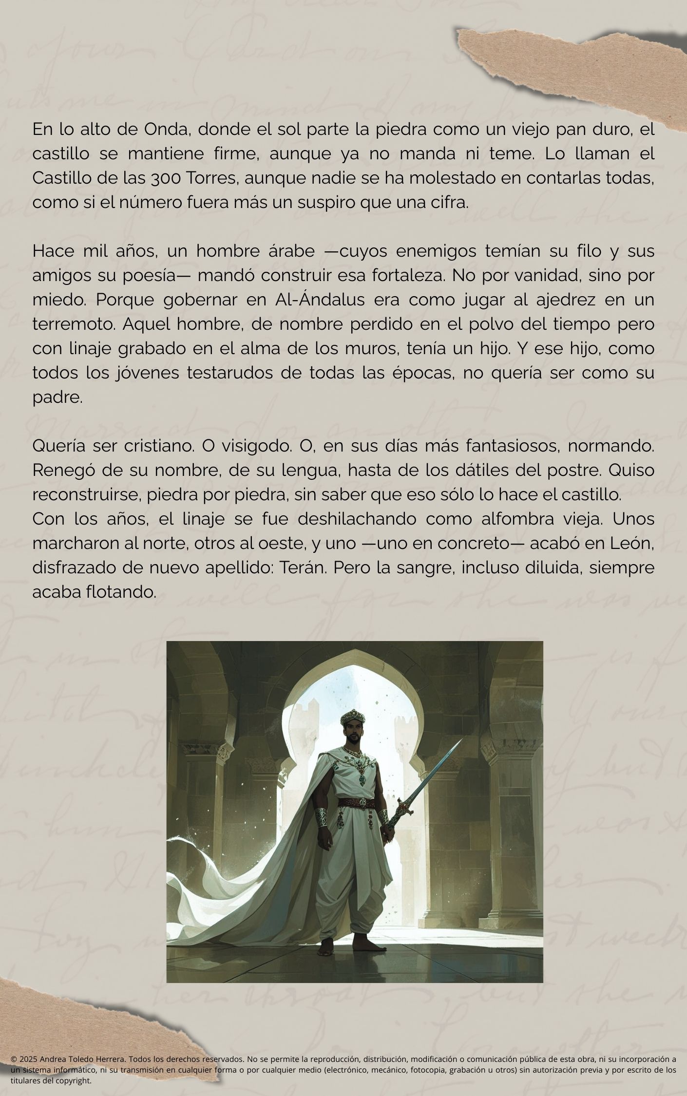 historia de ficcion sobre el castillo de onda